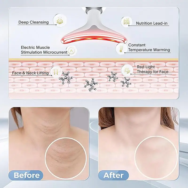 Face Sculpting Device 3 Modes Neck Lifting Device | Neck Massager for Lifting Tightening Sagging Skin Face Sculpting Tool