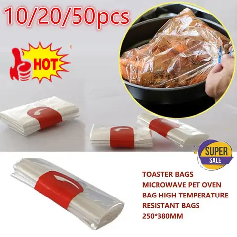 10/20/50pcs 터키 가방 오븐 구이 가방 베이킹 슬리브 느린 쿠커 터키 베이킹 가방 오븐 가방 요리를위한 도기 냄비 라이너