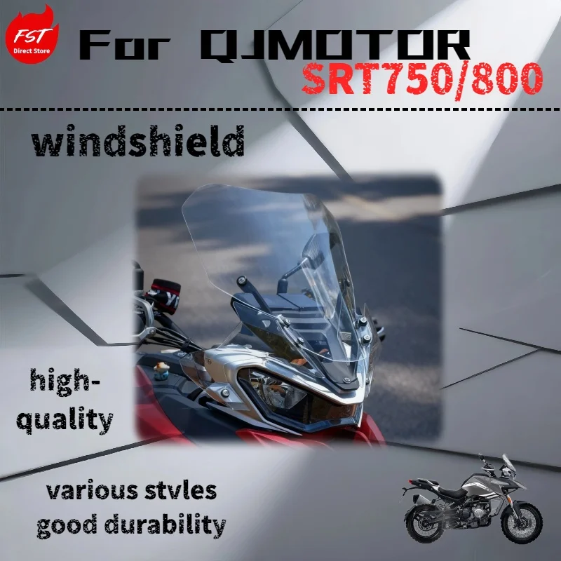 

For QJMOTOR SRT750 and SRT800 windshield modification, heightening windshield and chest protection plate.