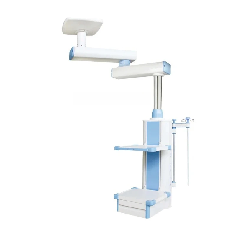 Guindaste de torre médico hospitalar, teto com múltiplas camas, separação compartilhada, suspensão seca e molhada, ponte pendente