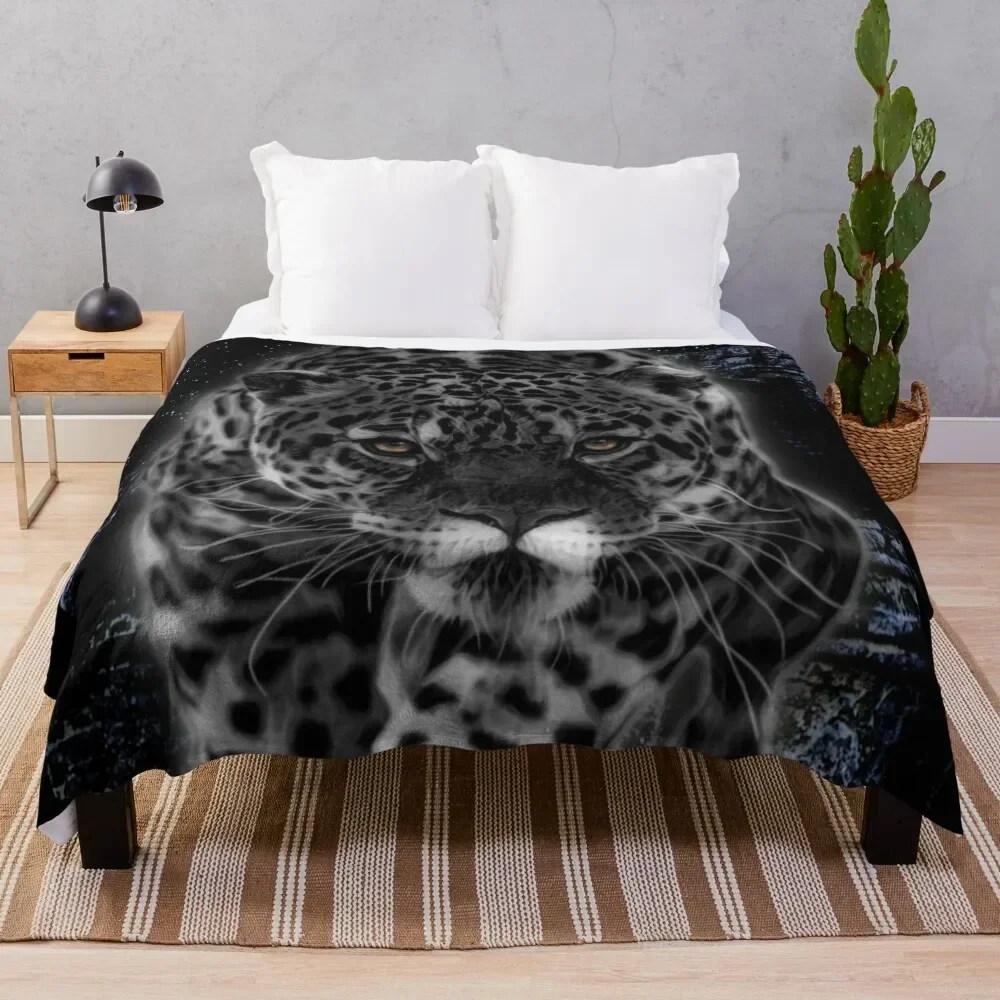 

SPIRIT OF THE JAGUAR Throw Blanket Soft Plush Plaid Bed Hairys Blankets