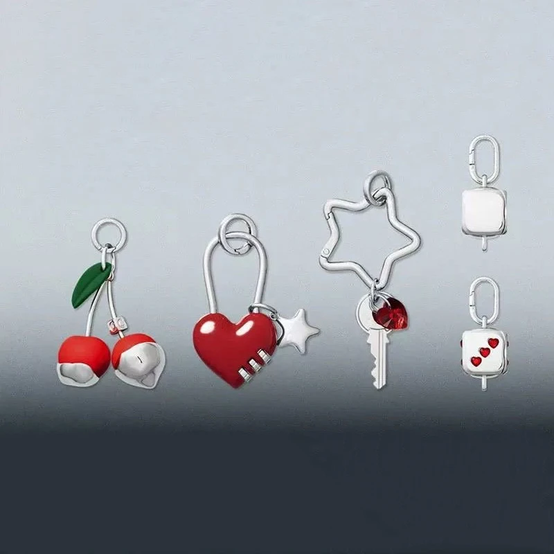 

Key Lock Pendant Metal DIY Pendant Sticker Mobile Phone Accessories Case Decoration