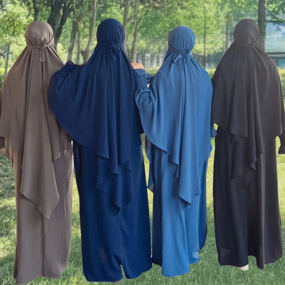 

Комплект для молитвы: Джеллаба, хиджаб, абайя, химар, скромное платье, бурка, исламская одежда, джалабия