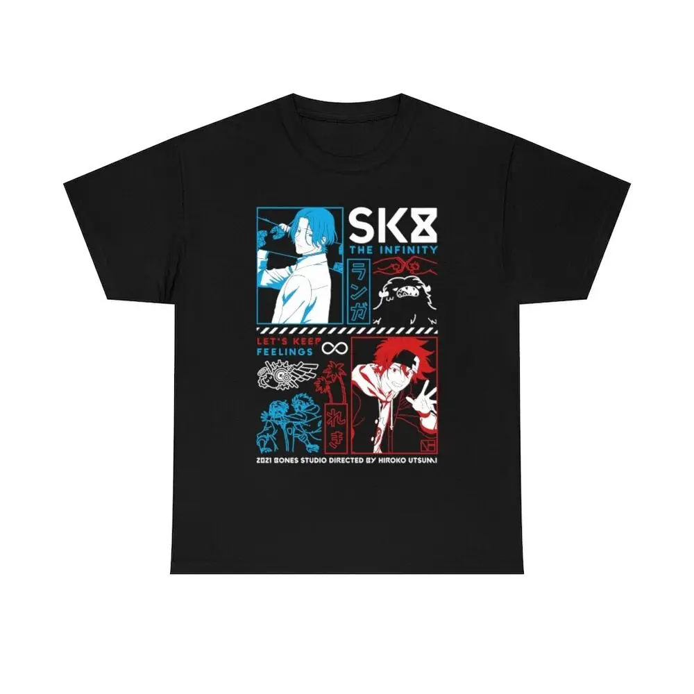 Sk8 Het Infinity Nieuwe T-Shirt, Anga, Lame, Reki En Langa, Miya, Joe, Cherry, Tadashi