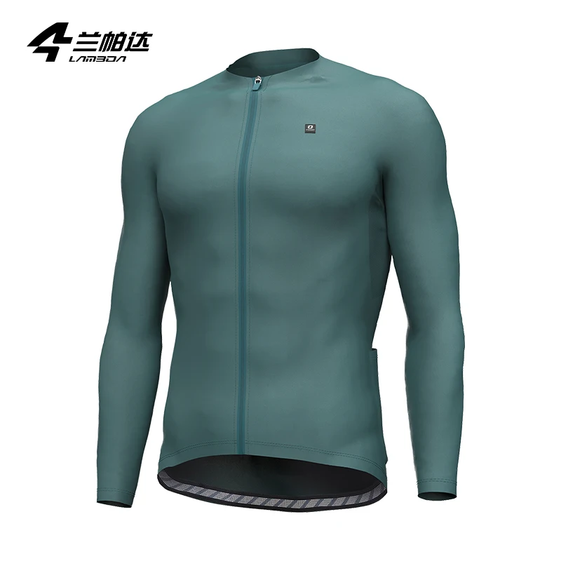 Lameda Cycling Clothing Breathable Men Cycling Jersey Tops Bike Biking Shirt Long Sleeve Man Bicycle Jersey With 3 Pockets Mtb