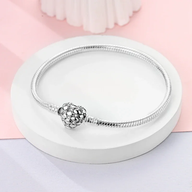 Charms Bracelet Original 17-20CM Star Stars Heart-shaped Sunflower Zircon Bracelets Fit DIY Charm Women Birthday Jewelry Gifts