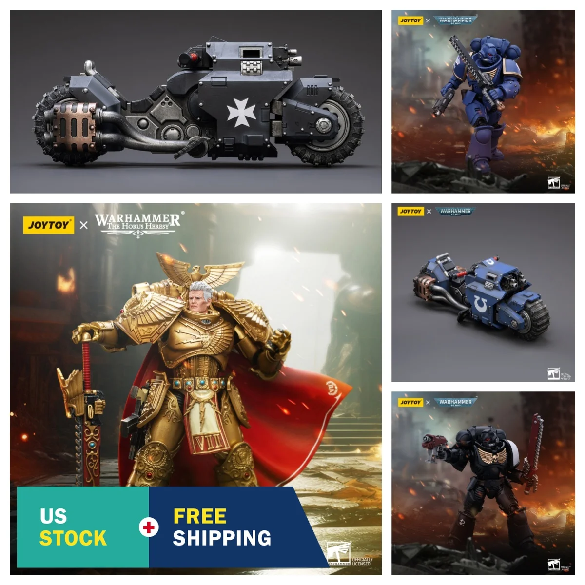 

HIPLAY JOYTOY Имперские Кулаки Космические Десантники Чёрные Тамплиеры Отряды всадников Братья Валтус Примарх 1/18 Фигурка