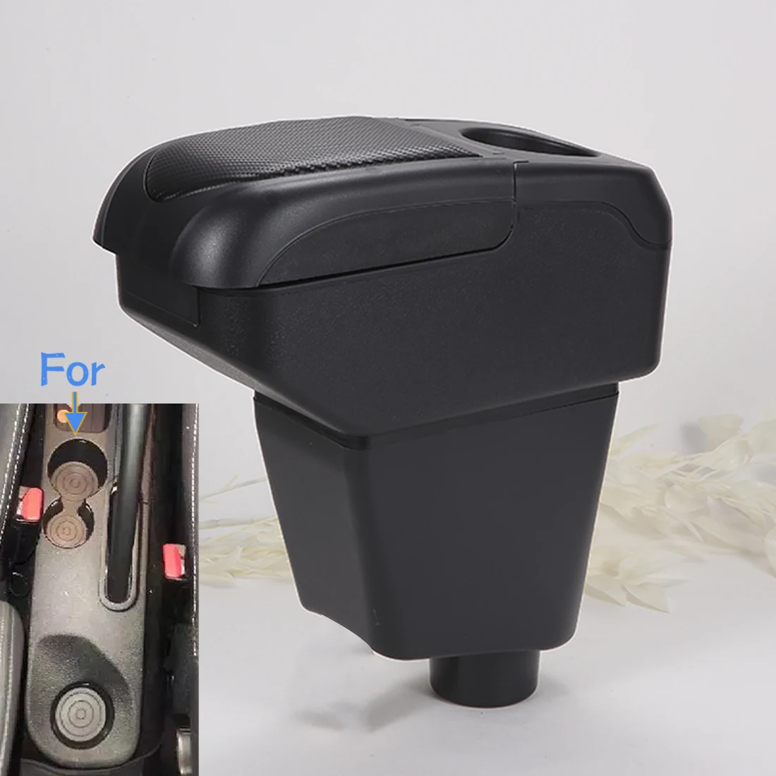 

For Renault Clio 4 Armrest Box For Renault Captur Clio 3 IV Car Armrest Auto Storage Box Arm Bracing heighten Interior Details