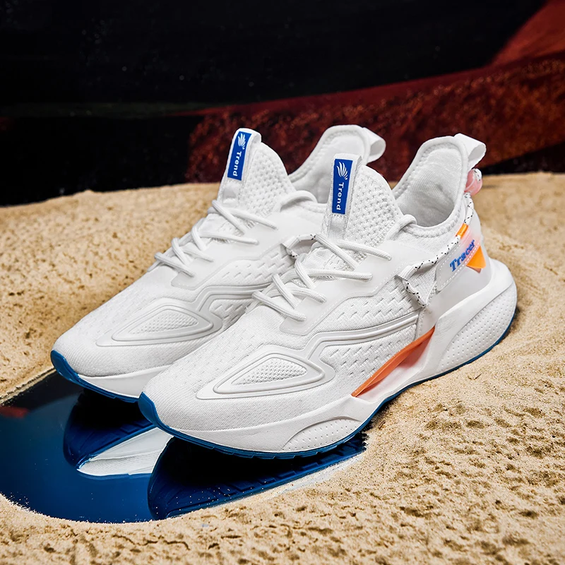 

YRZL мужские повседневные кроссовки 2025 модные кроссовки легкая спортивная обувь с дышащей сеткой нескользящая прогулочная обувь для мужчин