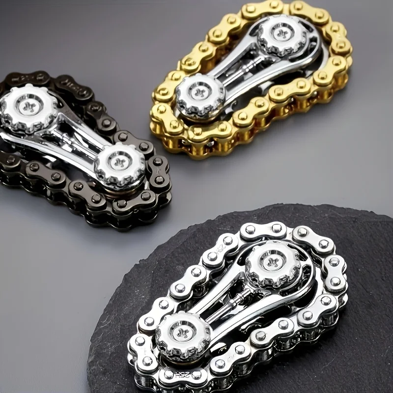 1pc Metal Gear Fidget Spinner Tool for Adults, Desk Toy for Stress Relief & Focus, Hand Spinner, Anxiety Relief, Office Desk
