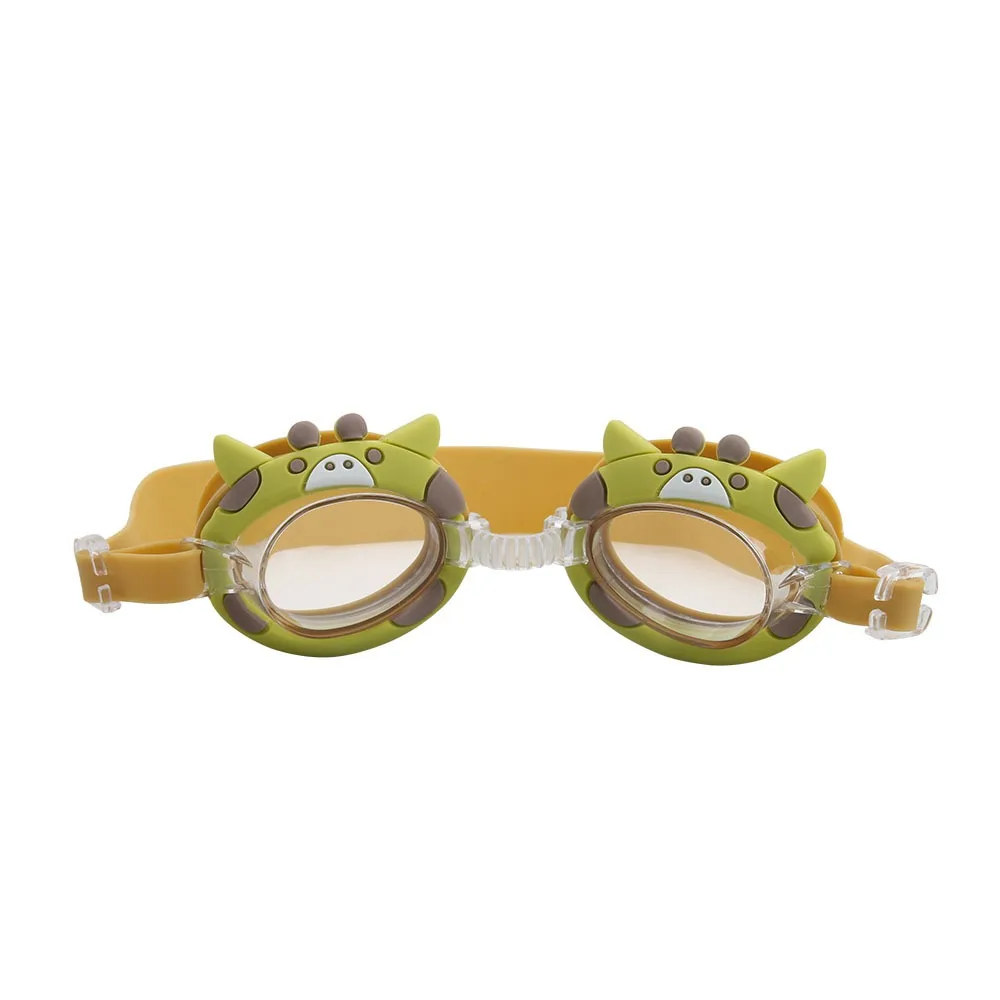 Cartoon Animal Children's Swimming Goggles HD Vision Adjustable Glasses Strap Kid Swimming Goggles Little Rabbit HD