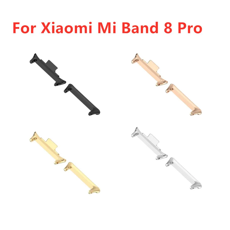 2PCS Watch Strap Connector Adapters Replacement Metal Connector Link Attachment For Xiaomi Mi Band 8 pro Bracelet Accessory