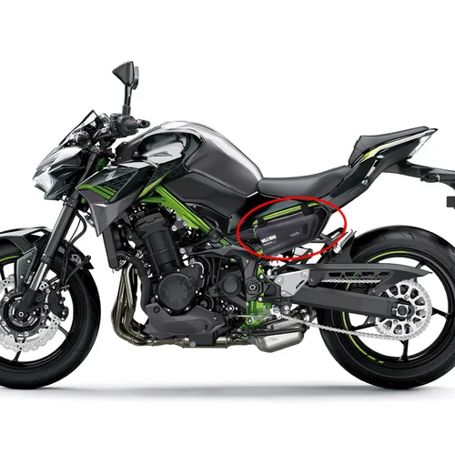 Imagen 2 del producto Bolsa lateral modificada para motocicleta Z900 Z650 Z800 Z1000 Z400 Z1000SX Z900RS Z250 Z300 Adventure, bolsa lateral triangular impermeable dura