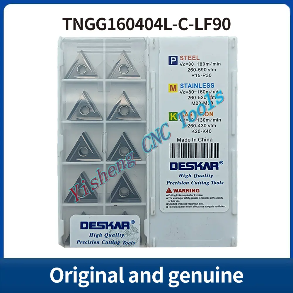 

DESKAR 100% Original TNGG160404L-C TNGG160404L-S TNGG160404R-C TNGG160404R-F TNGG160404R-P TNGG160404R-S LF90 LF6018