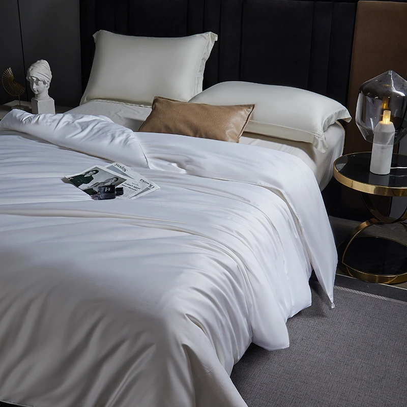 

Luxury - style Summer Silk Comforter, Mulberry Silk Filling, Breathable, Full Size, Handmade, Free Shipping