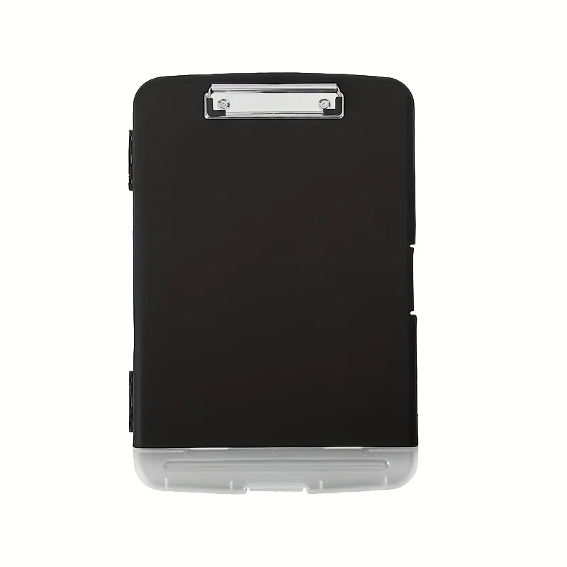 XP010 Large A4 Waterproof File Box with Pen Slot, Desktop Plastic Document Holder and Writing Board Organizer