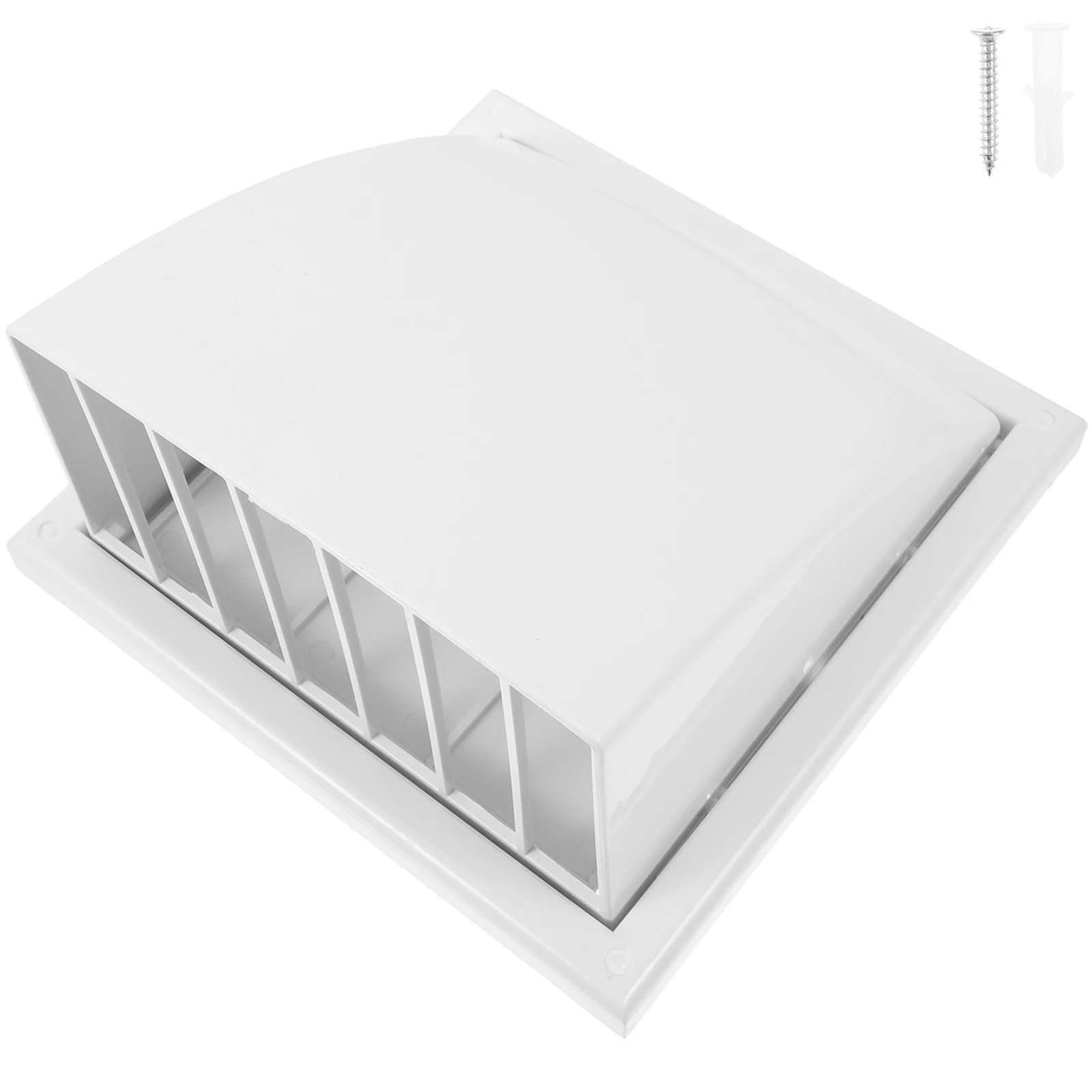 

1pcs Square Air Vent Hood Cover Dust Proof Air Conditioner Vent Grille Wall Duct Exhaust Cap For Home Office Lightweight Easy