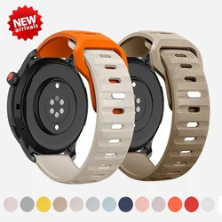 Correa de silicona deportiva para Samsung Galaxy Watch 4 5 pro, pulsera activa 2 para Huawei GT2/3 pro, 20/22mm, 40mm, 44mm, 45mm, 42/46mm