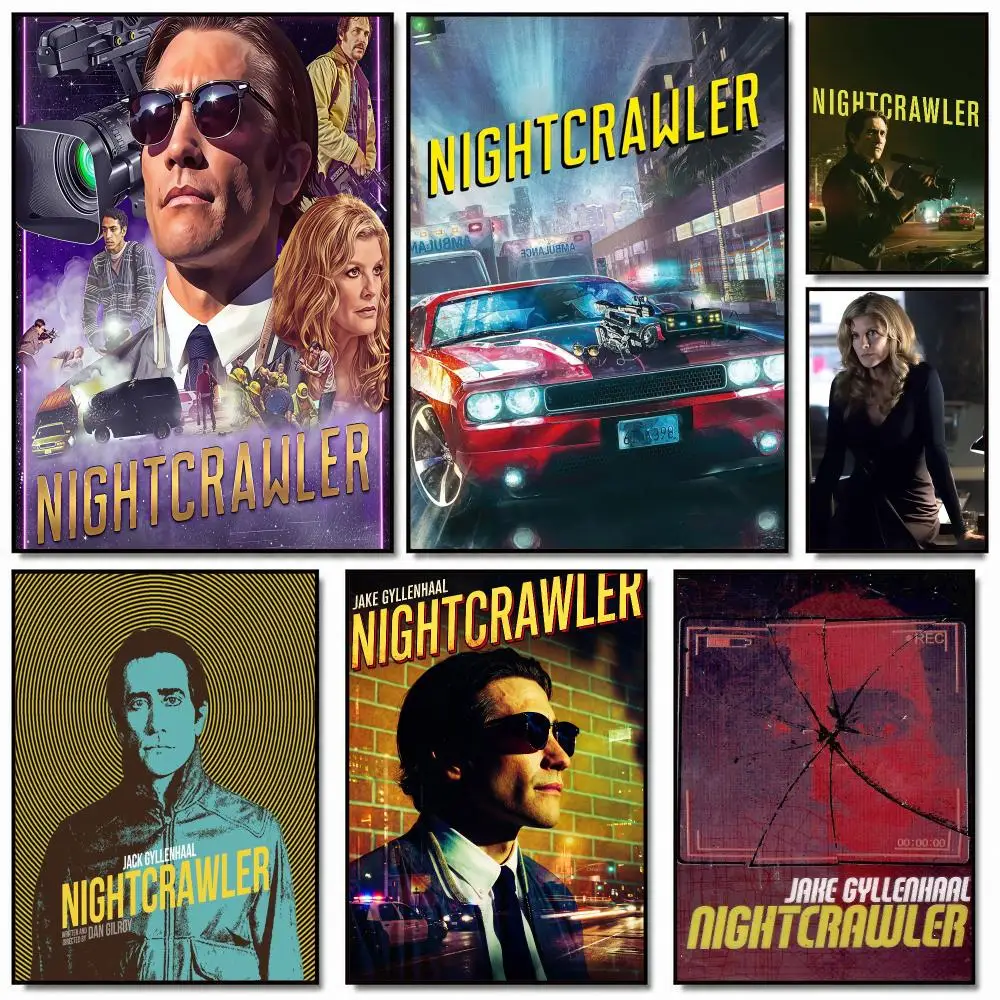 classic movie N-Nightcrawler-R Painting Calligraphy Artwork for Home Bedroom Office Wall Decoration Gift