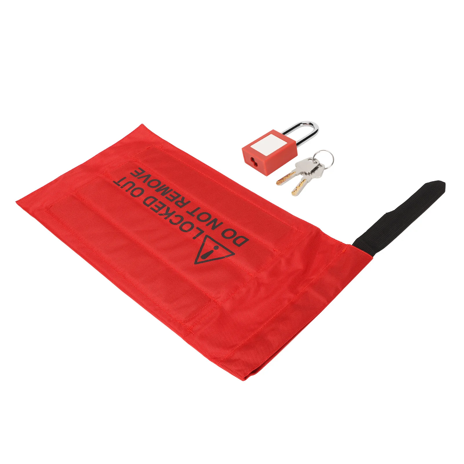 Tagout Lock High Security Reinforced Nylon PA Safety Padlock 38mm Shackle  Resistant for Industrial Electrical Equipment