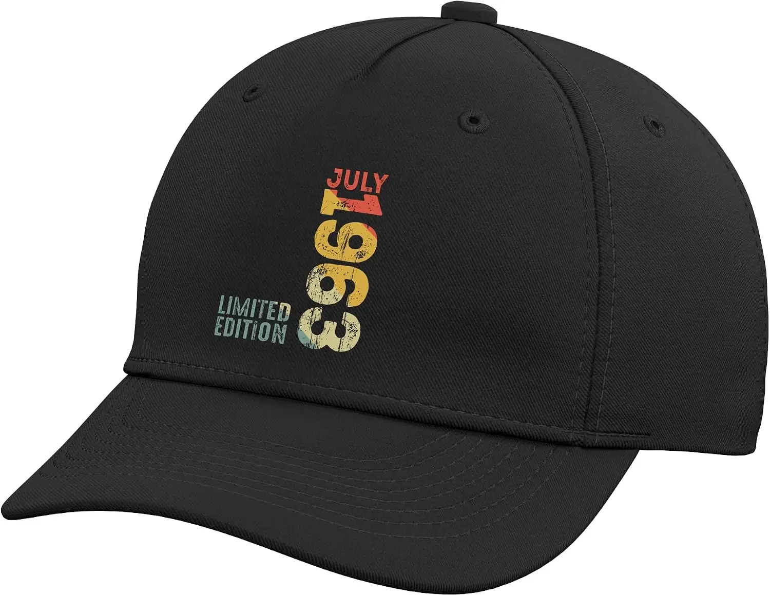 July 1963 Legendary Year 1963 Retro  Vintage  Adjustable Baseball Hat Suitable for Outdoor Activities and Daily Wear