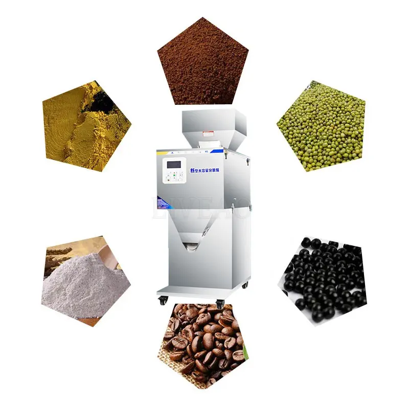 

Automatic Weighing Packaging Machine For Sugar Salt Coffee Bean Tea Leaf Spice Powder Granules Seed