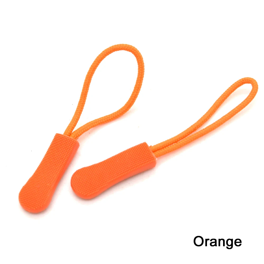 10 Stück/Packung Mix Color Cord Zipper Pull Puller End Strap für Bekleidung Reisetasche Zubehör