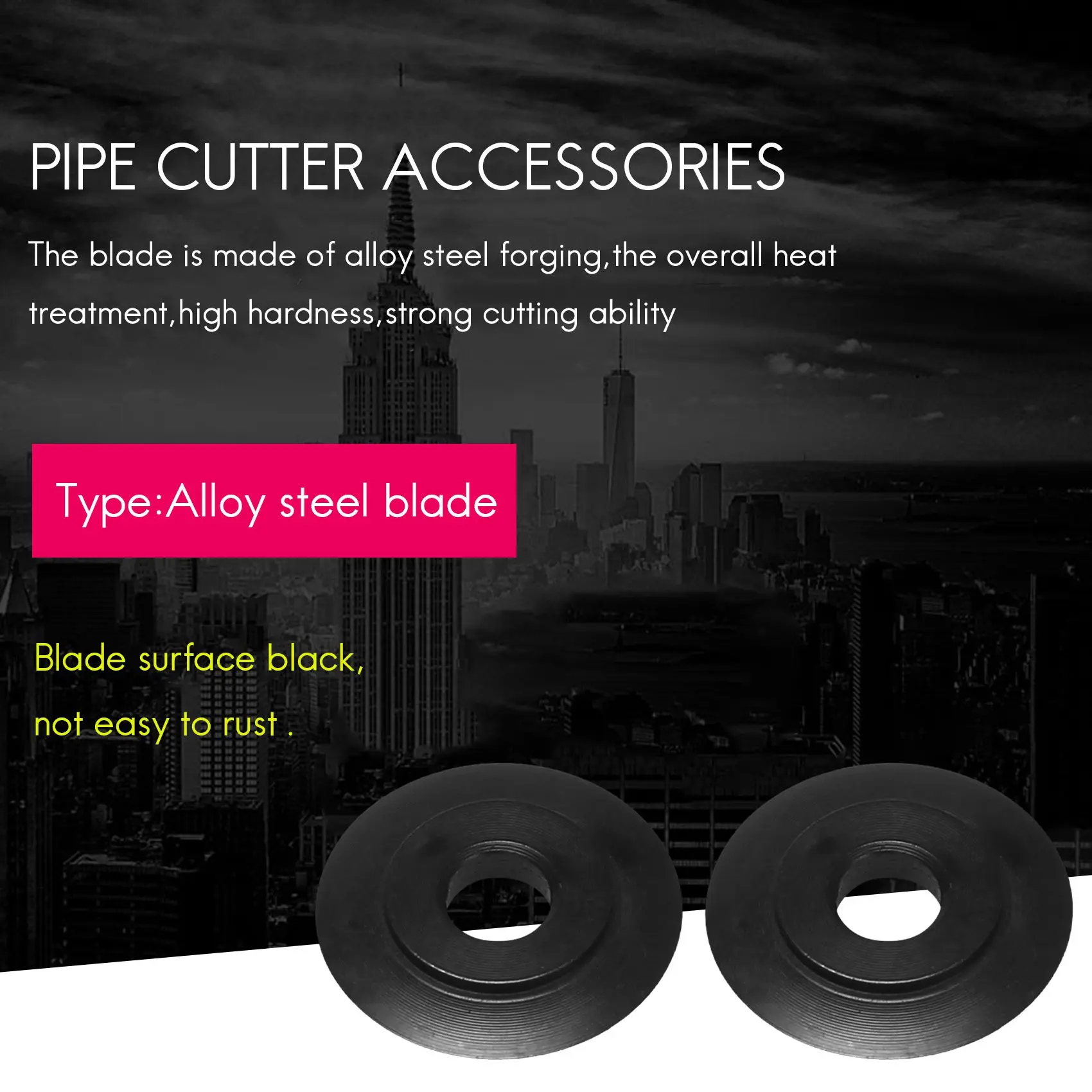 10 unids/set hoja de ruedas de corte de repuesto de tubo de cobre para cortador de tubo de 15Mm/22Mm caliente