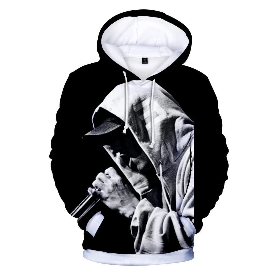 

2020 Aikooki Creative 3D Print Famous Rapper EMINEM 3D Hoodie Men/Women Long Sleeve Hooded Hip Hop Sweatshirts Casual tops