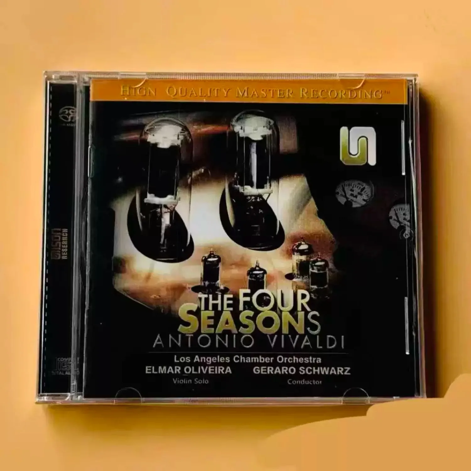 

Antonio Vivaldi The Four Seasons LA Chamber Orchestra Elmar Oliveira Violin Solo Geraro Schwarz Conductor Audiophile Masterpiece