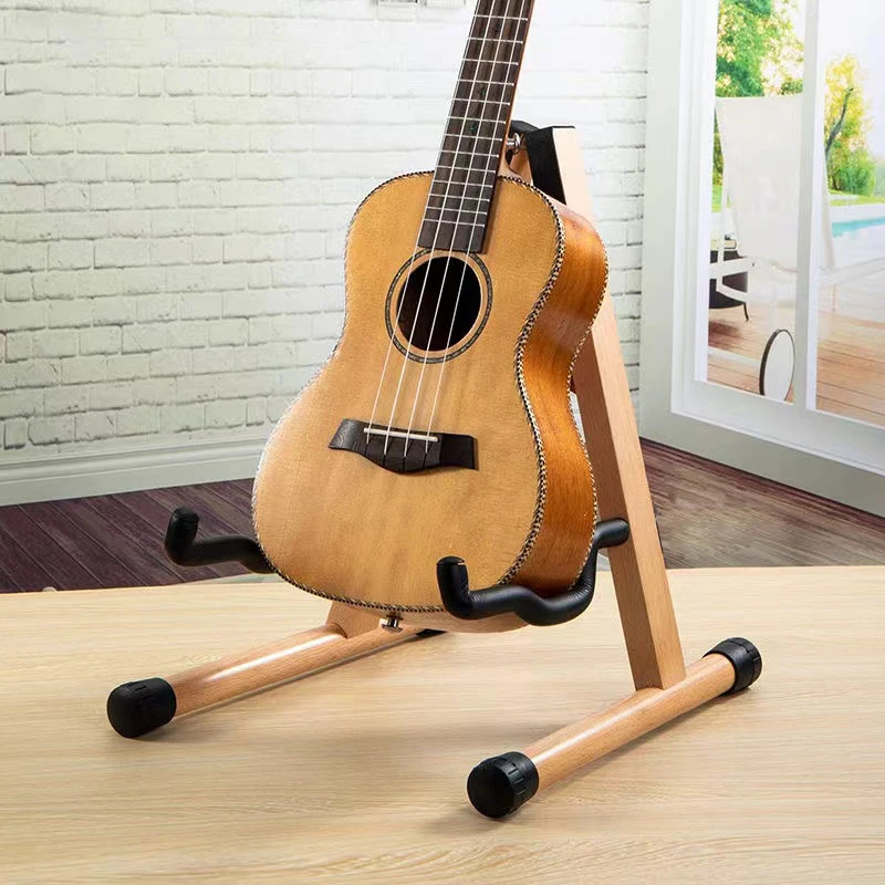 Guitar Stand, Wood Acoustic Guitar Stand, Electric Guitar Stand，Bass Classic banjo Guitar Stand, Portable Guitar Stand Holder