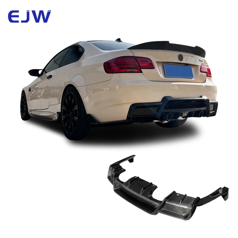 

09-13 For BMW M3 E92 Upgrade With New Carbon Fiber Rear Lip Dedicated Carbon Fiber Rear Bumper Lower Lip For Optimal Styling
