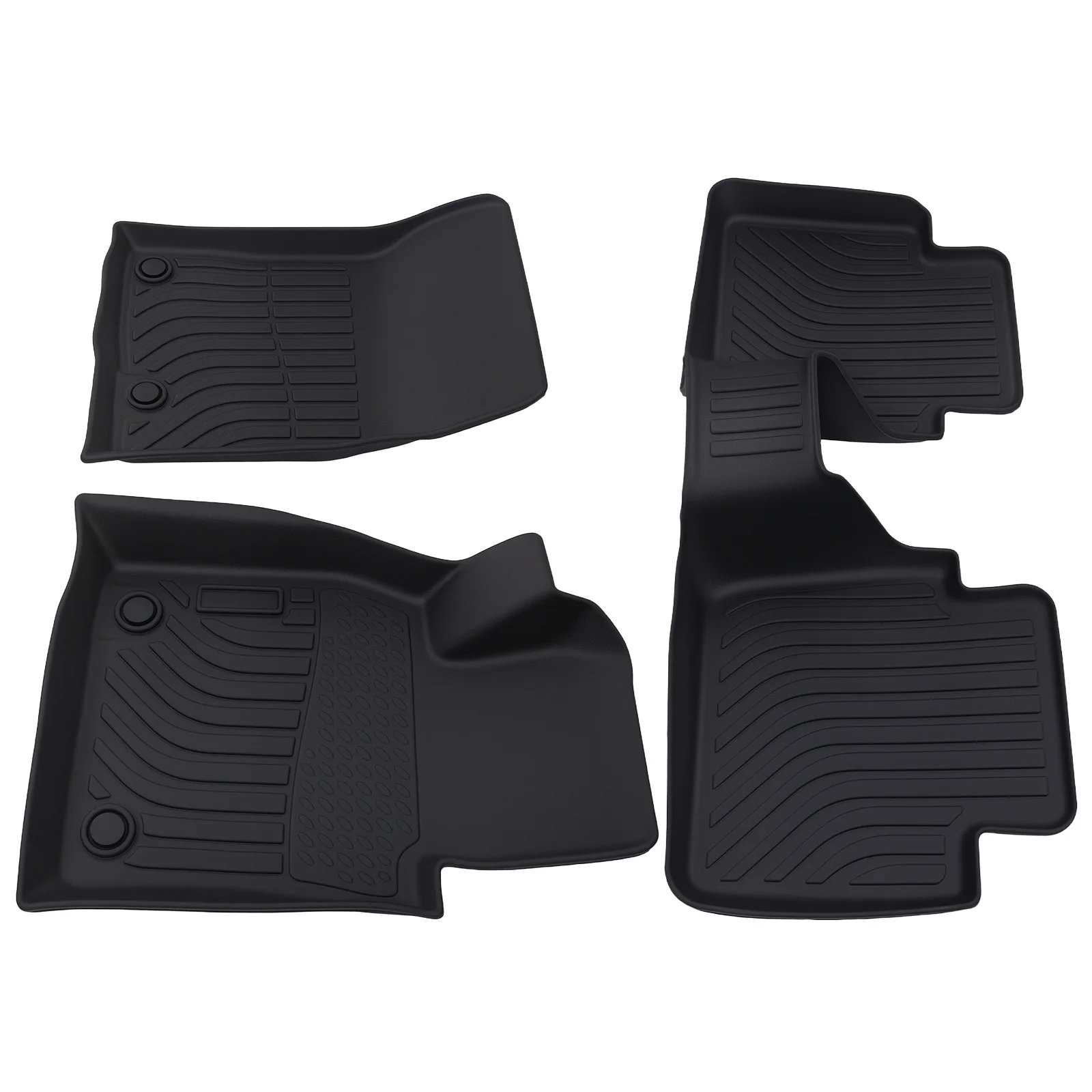 

All-Weather TPE Rubber Floor Mats for Mazda CX-50 2023-2025 Black Anti-Slip