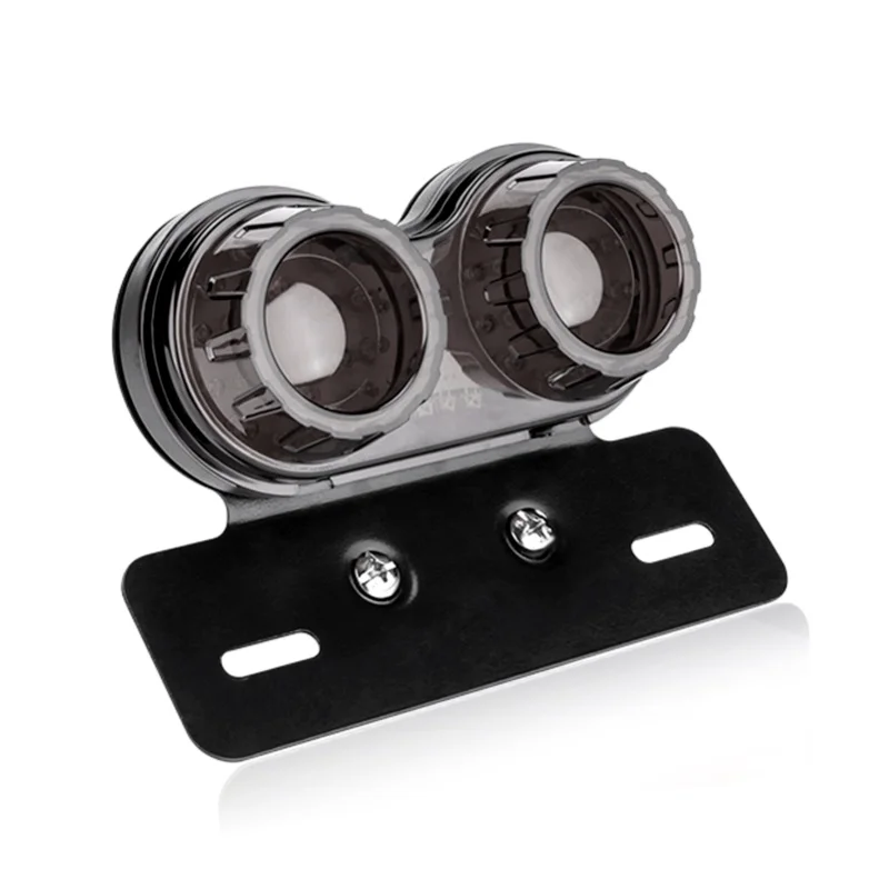 

Universal LED Motorcycle Tail Lamp Turn Signal Light Dual Trailer Lights Brake License Plate Holder Lights