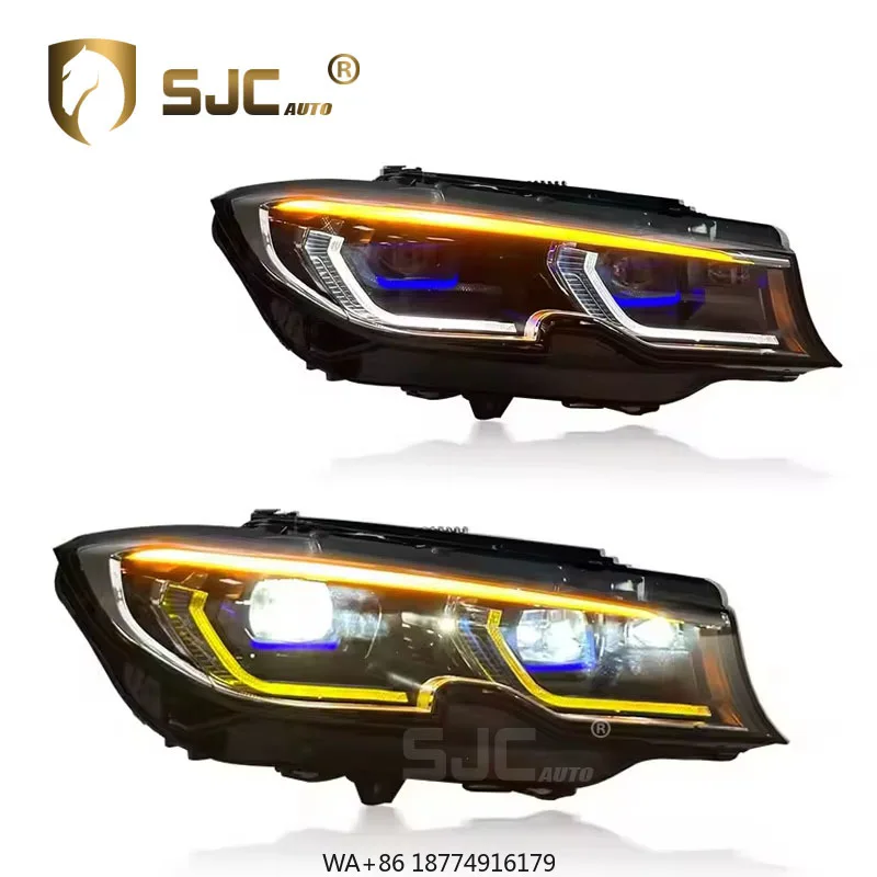

Premium Auto Parts for 3 Series G20 G28 Headlights M3 2019-2022 New Upgrade Yellow/White DRL Headlights