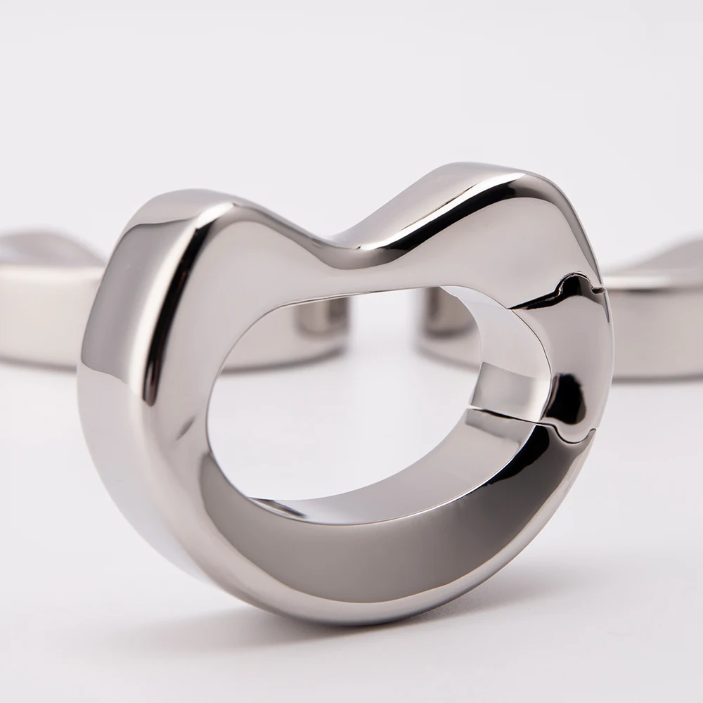 New Shell Stainless Steel Ball Stretcher Penis Lock Ring Heavy Duty Weight Male Metal Scrotum Pendant Bondage BDSM Adult Sex Toy