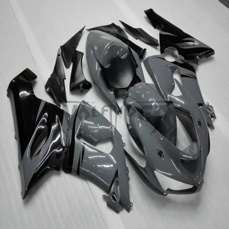 

injection Fairings kit for ZX-6R 2005 2006 gray ZX6R 05 06 ABS plastic bodywork kit motorcycle fairings