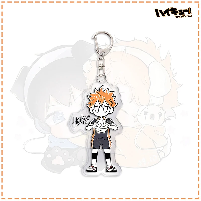 ¡Anime Haikyuu! Llaveros de acrílico, accesorios colgantes para mochila, decoración colgante, regalos