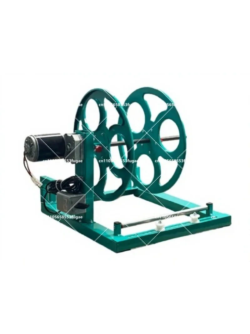 48V 60V Electric Pipe Reel Machine Agricultural Hose Drip Irrigation Automatic Pipe Reel with Receiver