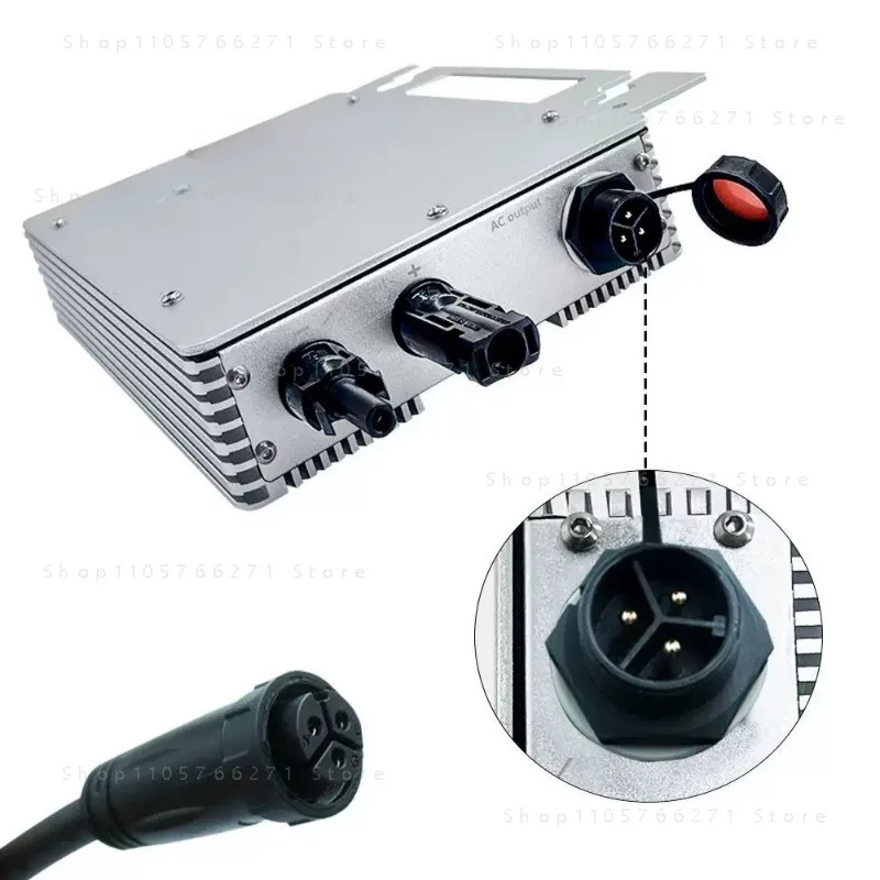 for Silver 800W TUYA Smart WIFI Module VDE Certified IP66 Waterproof Grid-Connected Three-Phase Micro Inverter