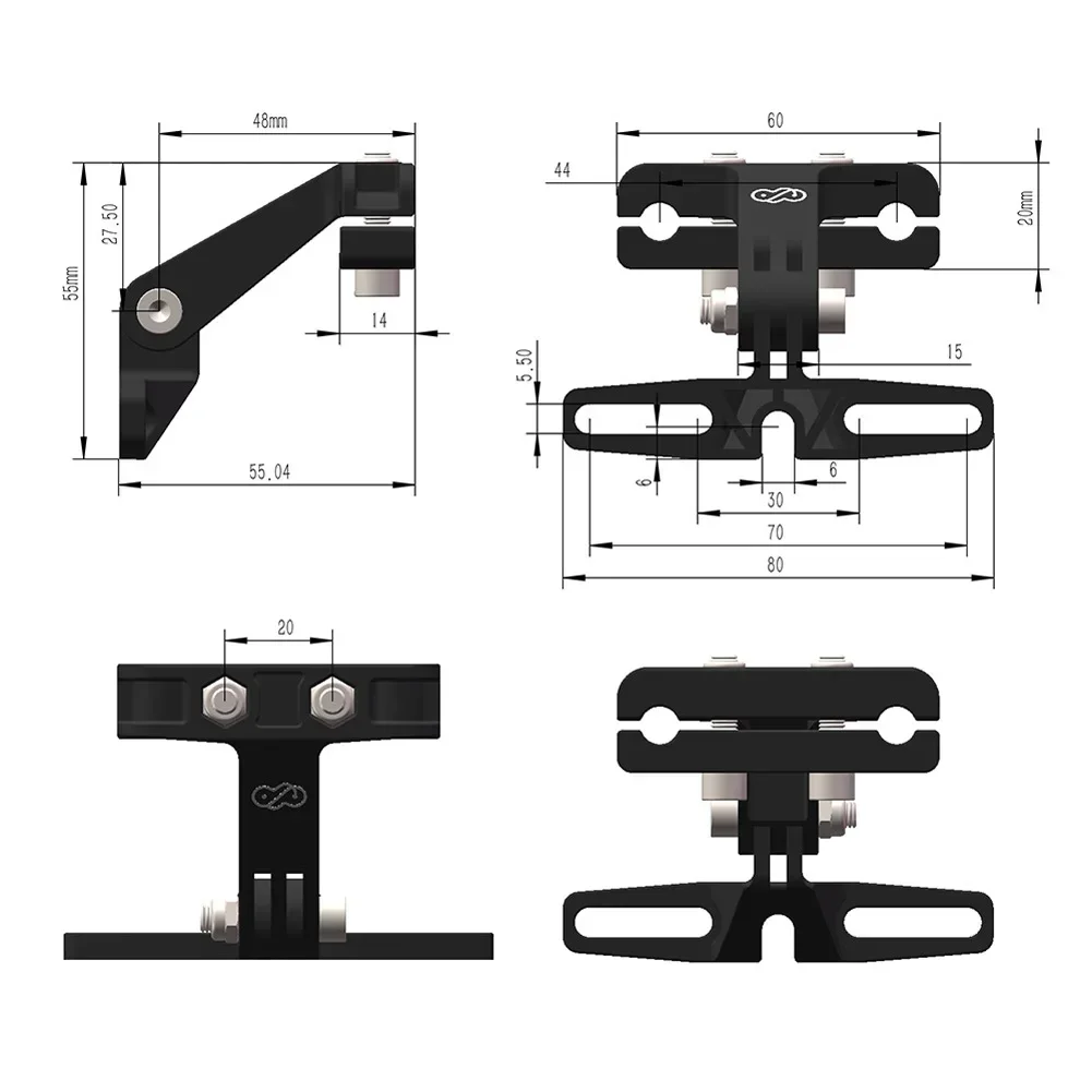 1pc Bicycle Taillight Saddle Mount Holder Hot Sale For-Gopro Camera Bracket Seat-post Mount Bicycle Lamp Support Accessories