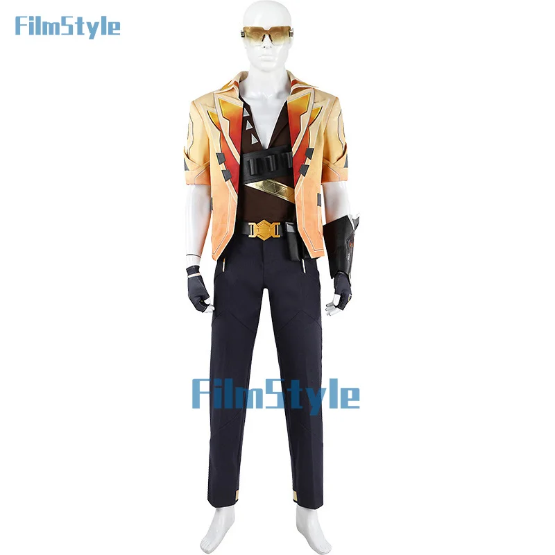 VALORANT Tejo Cosplay Costume Uniform Halloween Carnival Party Christmas Play Role Clothes Clothing for Men FilmStyle