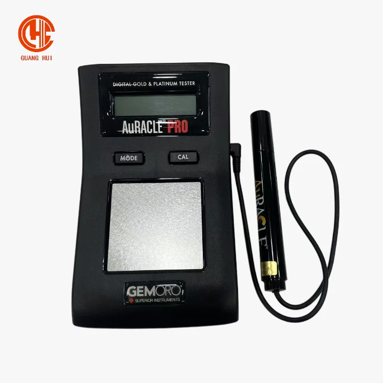 Portable Black AuRACLE PRO Gold Tester One-Button Test Jewelry Tools For Test Sample Quality And Purity