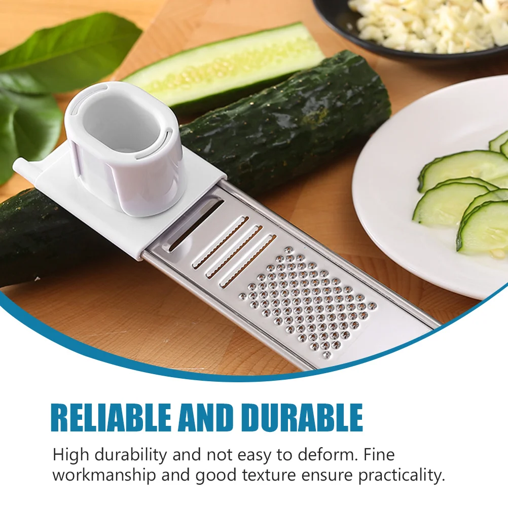 

1Set Manual Garlic Grater Stainless Steel Vegetable Slicer Potato Cutter Hand Protective Tool Kitchen Food Safety Holder Multi