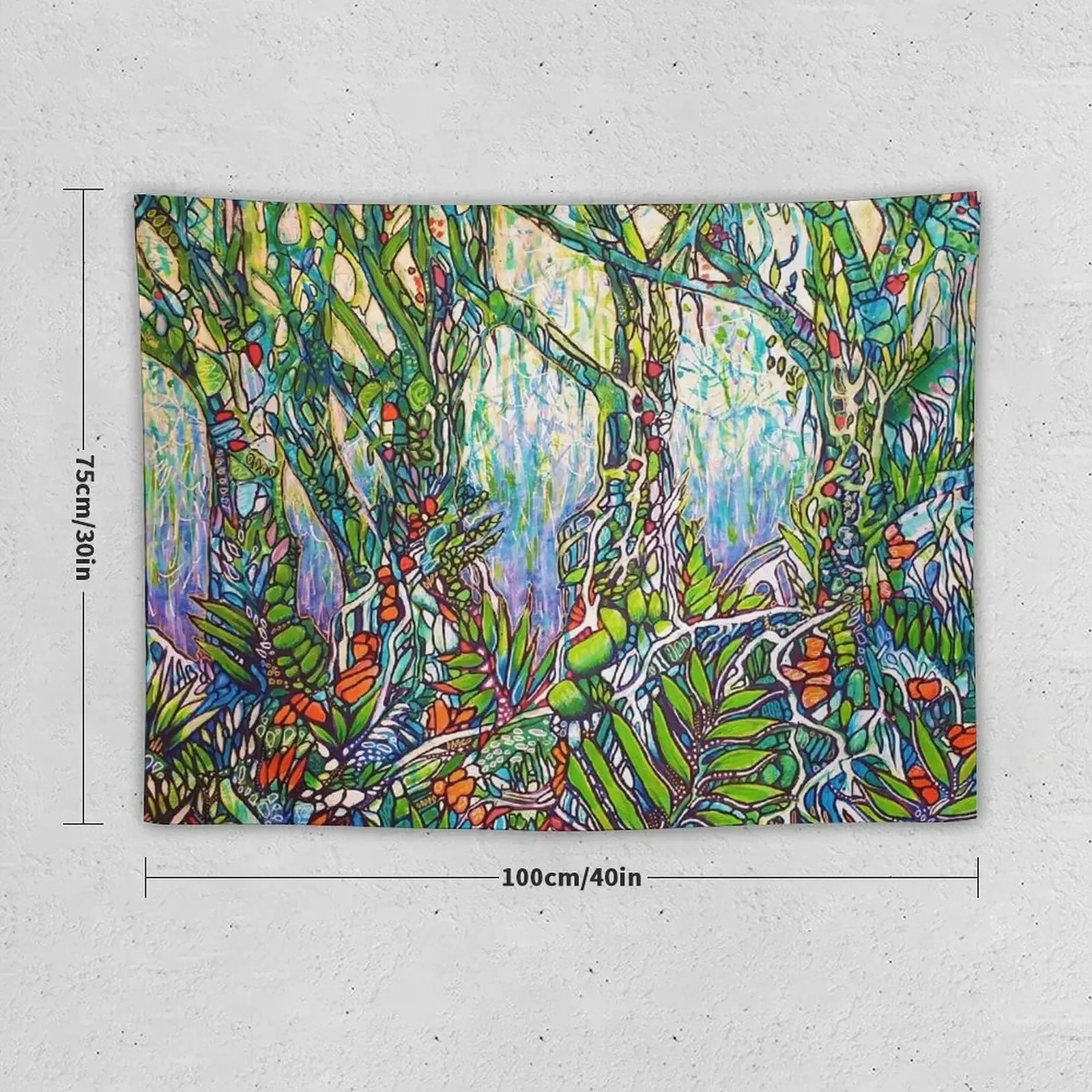 Wild Rainforest Tapestry Tapete For The Wall Custom Decoration For Rooms Tapestry