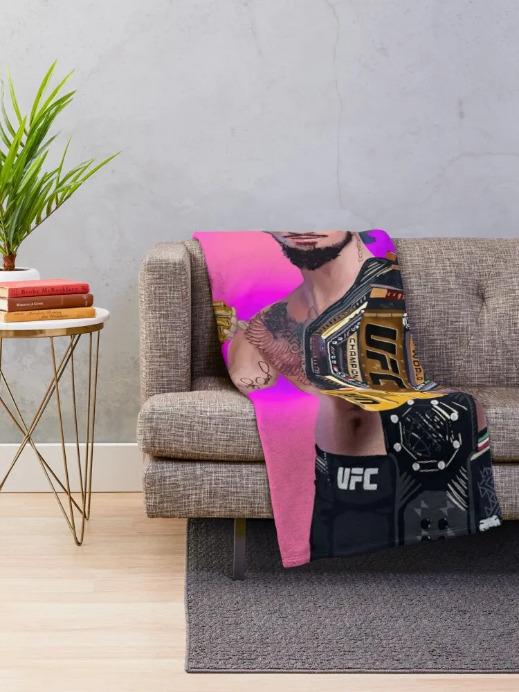 Suga Sean Oa??Malley - UFC Bantamweight Champion Artwork Throw Blanket decorative Flannel Bed linens Flannels Blankets