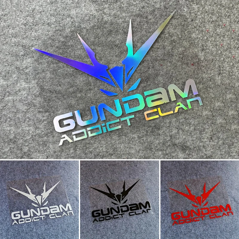 

Gundam модные креативные наклейки для автомобиля модные аниме наклейки на заднее лобовое стекло багажник светоотражающие наклейки наклейка украшения аксессуары