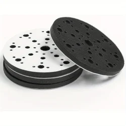 6-Inch 49 Holes Hook and Loop Soft Sponge Cushion Interface Buffer Pad Sponge Cushion Self-adhesive Sandpaper Disc Polishing