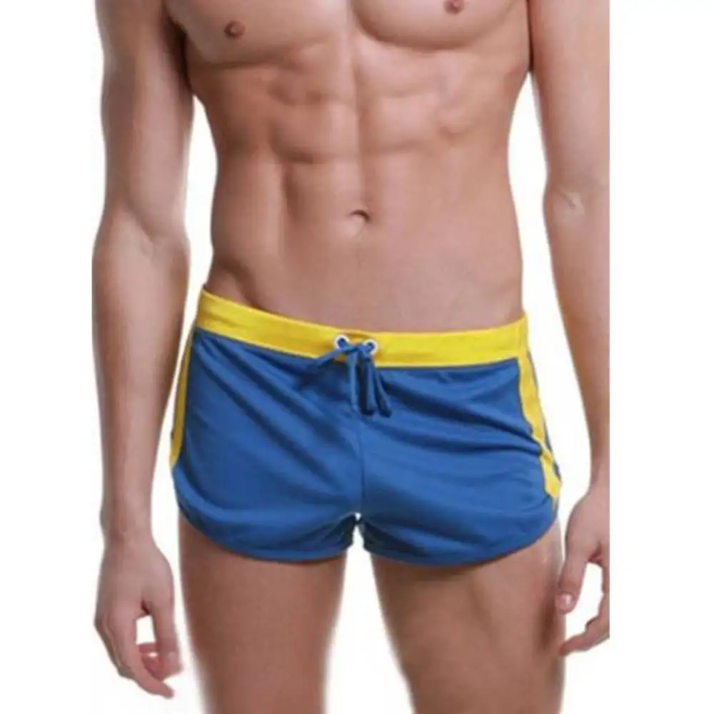Shorts Men Swimsuit Low Waist Breathable Beach Wear For Men Summer Men's Swimwear Shorts Beachwear Sexy Swim Trunks  Size M-XXXL