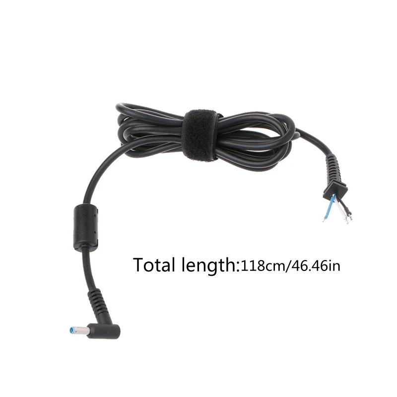 4.5x3.0 ładowarka DC kabel z wtyczką niebieskie złącze z pinem do hp zasilacz do laptopa złącze DC 4.5*3.0mm kabel Z17 Drop ship — zdjęcie 7